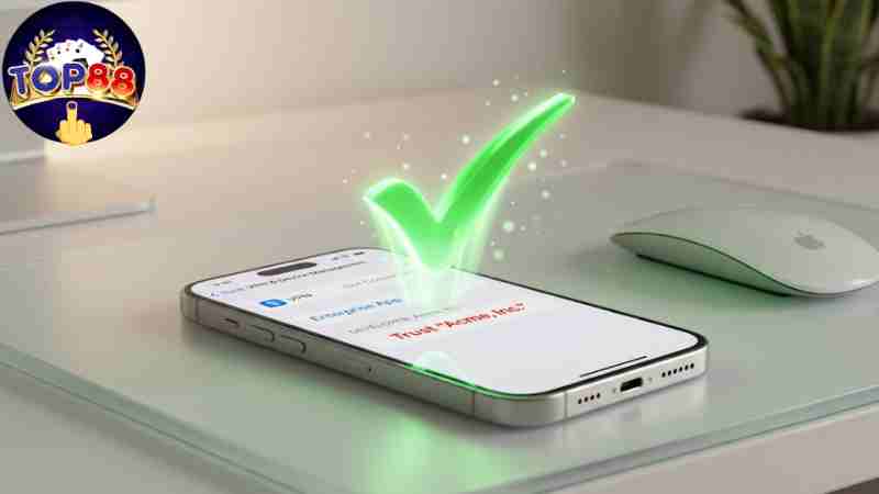 Hướng dẫn cấp quyền tin cậy cho ứng dụng trên máy iPhone.